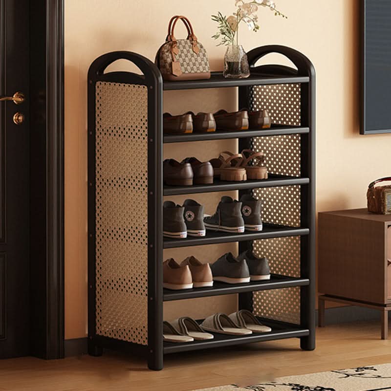 BAMBRATIXA – Scarpiera in bambù e rattan per un ingresso ordinato ed elegante
