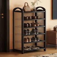 BAMBRATIXA – Scarpiera in bambù e rattan per un ingresso ordinato ed elegante