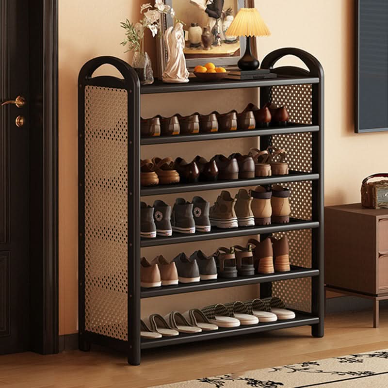 BAMBRATIXA – Scarpiera in bambù e rattan per un ingresso ordinato ed elegante