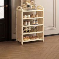 BAMBRATIXA – Scarpiera in bambù e rattan per un ingresso ordinato ed elegante