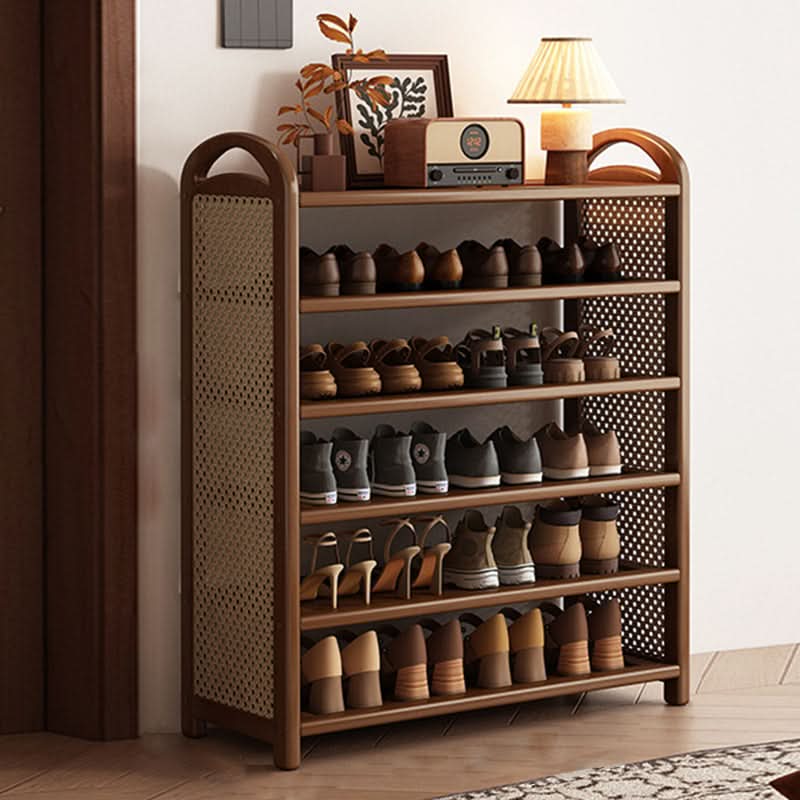 BAMBRATIXA – Scarpiera in bambù e rattan per un ingresso ordinato ed elegante