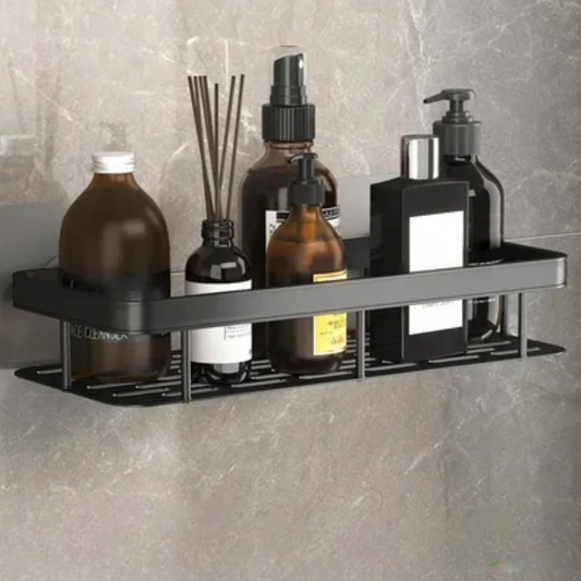 ALUVAULT – Aluminum Alloy Wall Mounted Bathroom Shelf Organizer