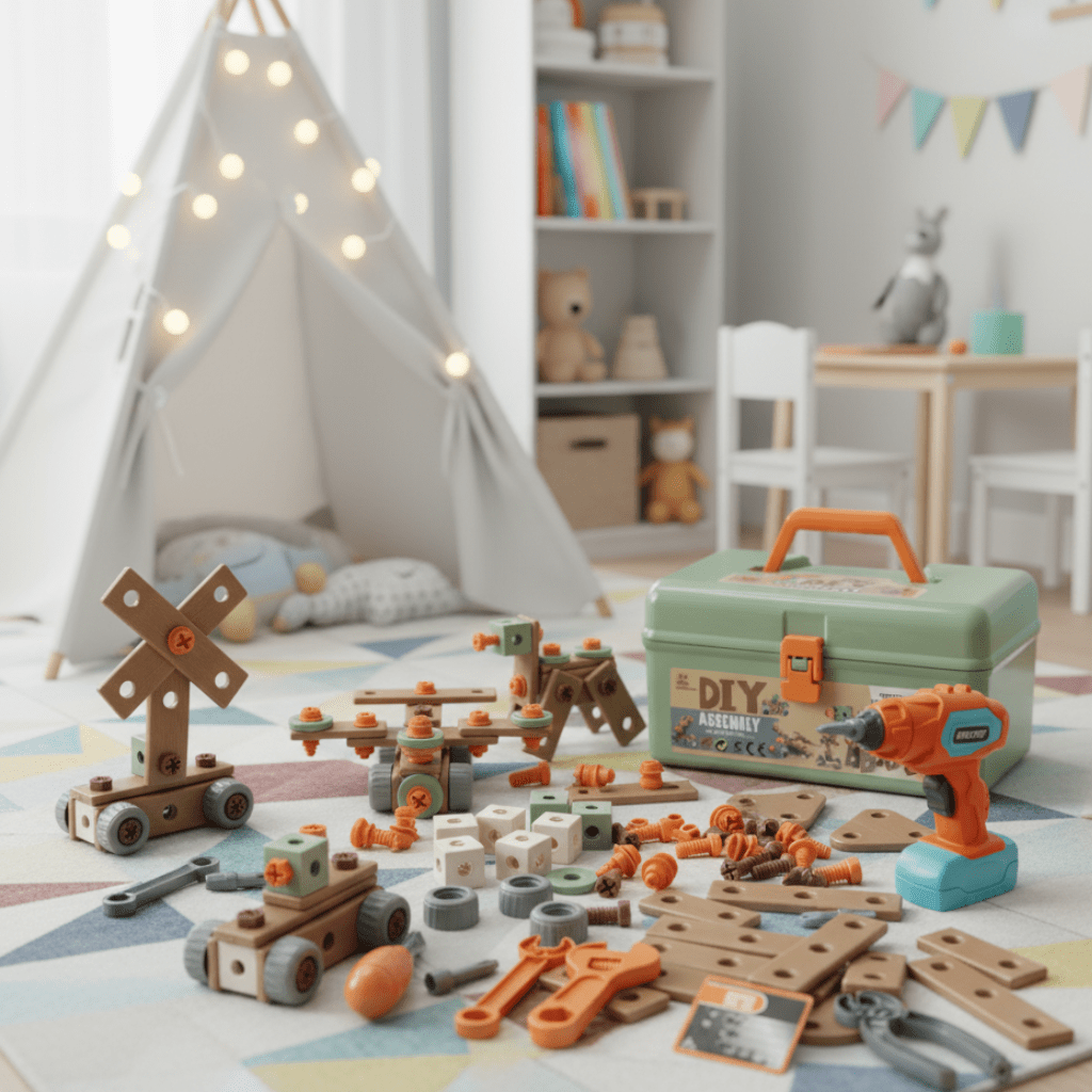 BuildMaster - 100-Piece Toy Tool Set for Creative Young Builders 1