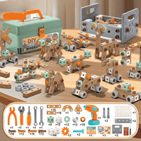 BuildMaster - 100-Piece Toy Tool Set for Creative Young Builders 10