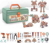 BuildMaster - 100-Piece Toy Tool Set for Creative Young Builders 2