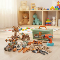 BuildMaster - 100-Piece Toy Tool Set for Creative Young Builders 5