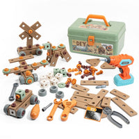 BuildMaster - 100-Piece Toy Tool Set for Creative Young Builders 7