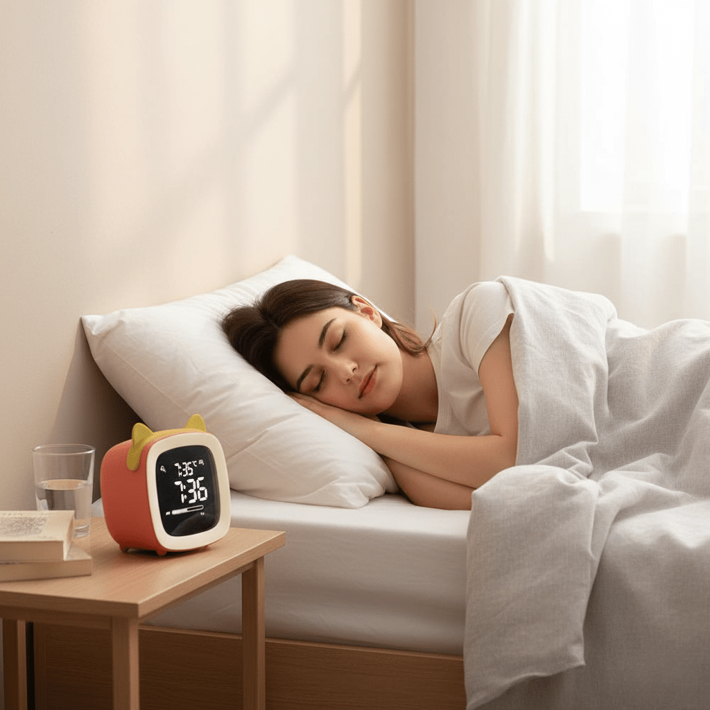 SNOOZETAIL – Tierwecker mit LED-Nachtlicht für eine ruhige Schlafenszeit