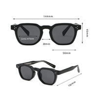 CATERSIDE - Small Frame Square Sunglasses for Men & Women 4