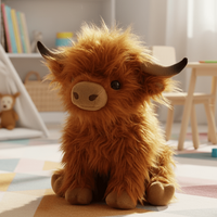 CUDDLY HIGHLAND Cow – Soft Plush Toy for Cuddle Lovers 1