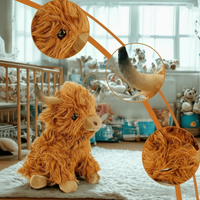 CUDDLY HIGHLAND Cow – Soft Plush Toy for Cuddle Lovers 3