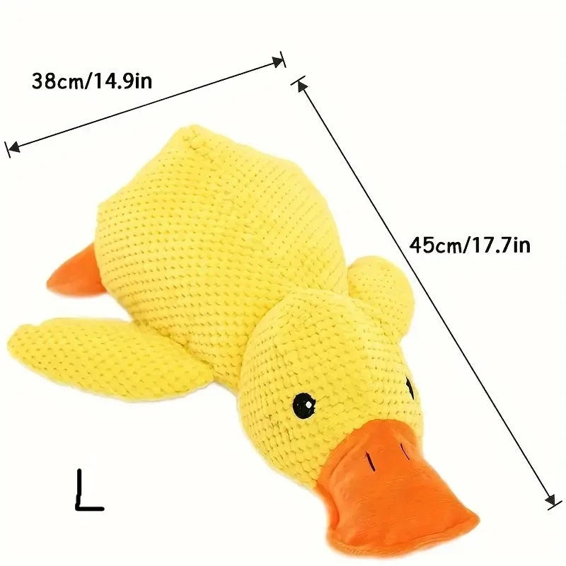Calming Duck - Interactive Plush Dog Toy with Quacking Sound for Playtime 11