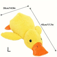 Calming Duck - Interactive Plush Dog Toy with Quacking Sound for Playtime 11