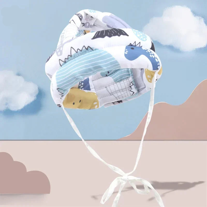 Cartoon Mesh Safety Helmet for Infants & Toddlers - Adjustable Impact Protection 9