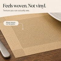 DINEBELLE – Woven Placemats for Elegant Table Styling