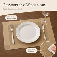 DINEBELLE – Woven Placemats for Elegant Table Styling