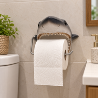 AQUAANCHOR – Ocean-Inspired Toilet Paper Holder for Nautical Character