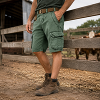 RUGGAREX – Herren Cargo-Shorts leichtgewichtig mit mehreren Taschen