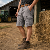 RUGGAREX – Herren Cargo-Shorts leichtgewichtig mit mehreren Taschen