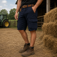 RUGGAREX – Herren Cargo-Shorts leichtgewichtig mit mehreren Taschen