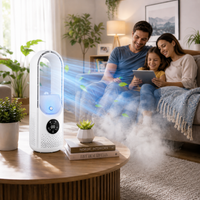 COOLBRIX - Refroidisseur d'air portable compact sans pales - Refroidissement silencieux pour la maison et le bureau