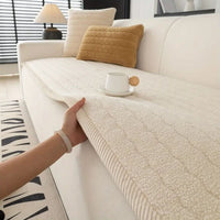 VELCOVE – Plush Sofa Cover for Cozy Furniture Styling