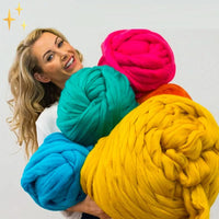 LOOMHAVEN – Chunky Knit Blanket for Elegant Warmth