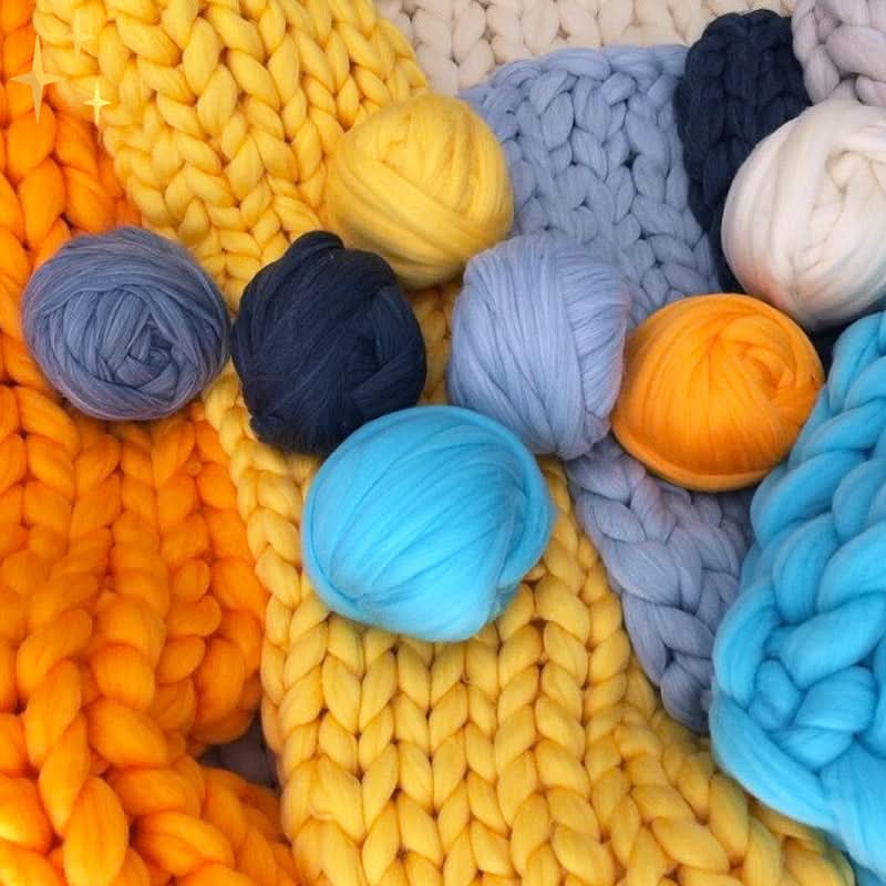 LOOMHAVEN – Chunky Knit Blanket for Elegant Warmth