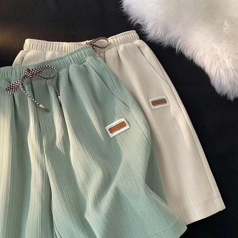 ComfortFit - Breathable Summer Ice Silk Shorts for Sports & Casual Wear 1
