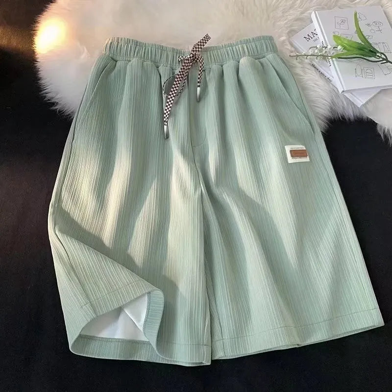 ComfortFit - Breathable Summer Ice Silk Shorts for Sports & Casual Wear 4