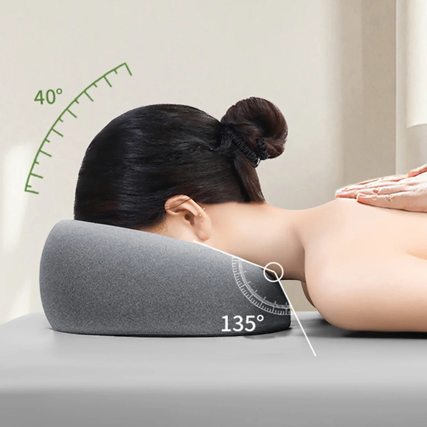 ComfortPro - Memory Foam Face Down Pillow for Ergonomic Support & Comfort 4