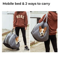 ComfyRide - Adjustable Dog Seat Bed with Non-Slip Base & Safety Straps 4