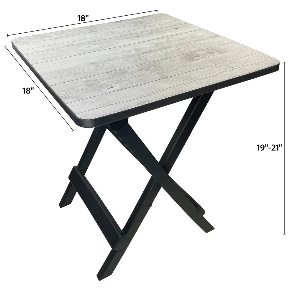 Compact Adjustable Height Folding Camping Table - Lightweight & Portable, Foldable Design 2