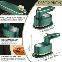 Compact Handheld Garment Steamer - Portable Clothes Steamer for Quick Wrinkle Removal 3