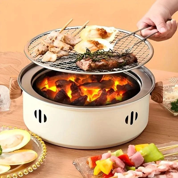 EMBERLIVA – Barbecue de table compact pour cuisine en extérieur