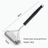 GRATEGUARD – Stainless Steel BBQ Brush for Safe Cleaning