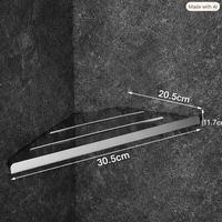 STEELCORNER – Stainless Steel Corner Shower Shelf Organizer