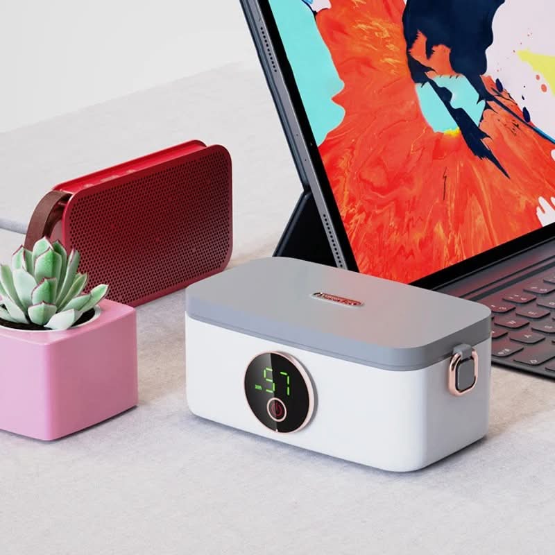 Cordless Electric Lunch Box - 16000mAh Battery, 5 Heating Levels, Lunch Box Warmer 3
