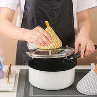Cotton & Linen Pot Handle Covers - Insulated Cooking Safety Accessories 1