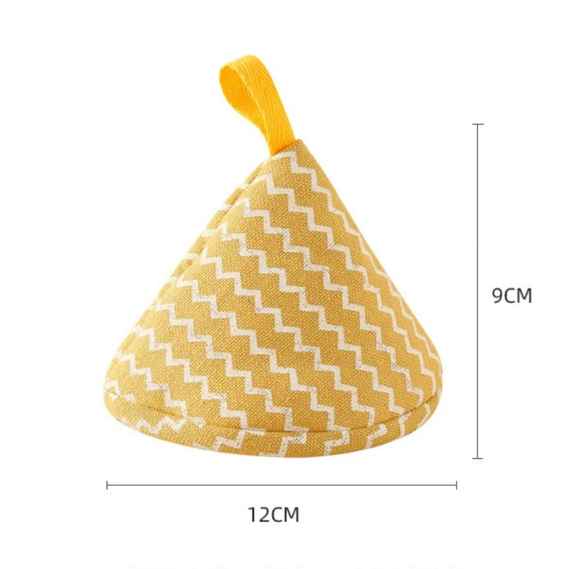 Cotton & Linen Pot Handle Covers - Insulated Cooking Safety Accessories 5