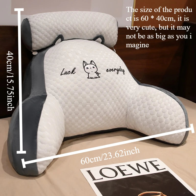CozyNest Adjustable Reading Pillow - Best Backrest Pillow for Bed Support 2