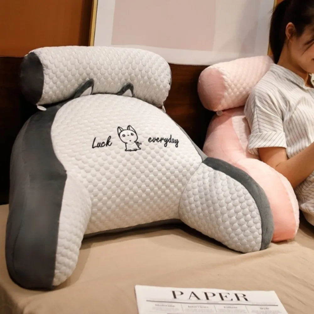 CozyNest Adjustable Reading Pillow - Best Backrest Pillow for Bed Support 5