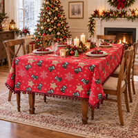 STARELIXA – Snowflake Pattern Tablecloth for Elegant Festive Tables