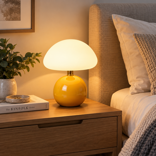 NOSTAMELIX – Mid-Century Glow Lamp for Sophisticated Home Styling