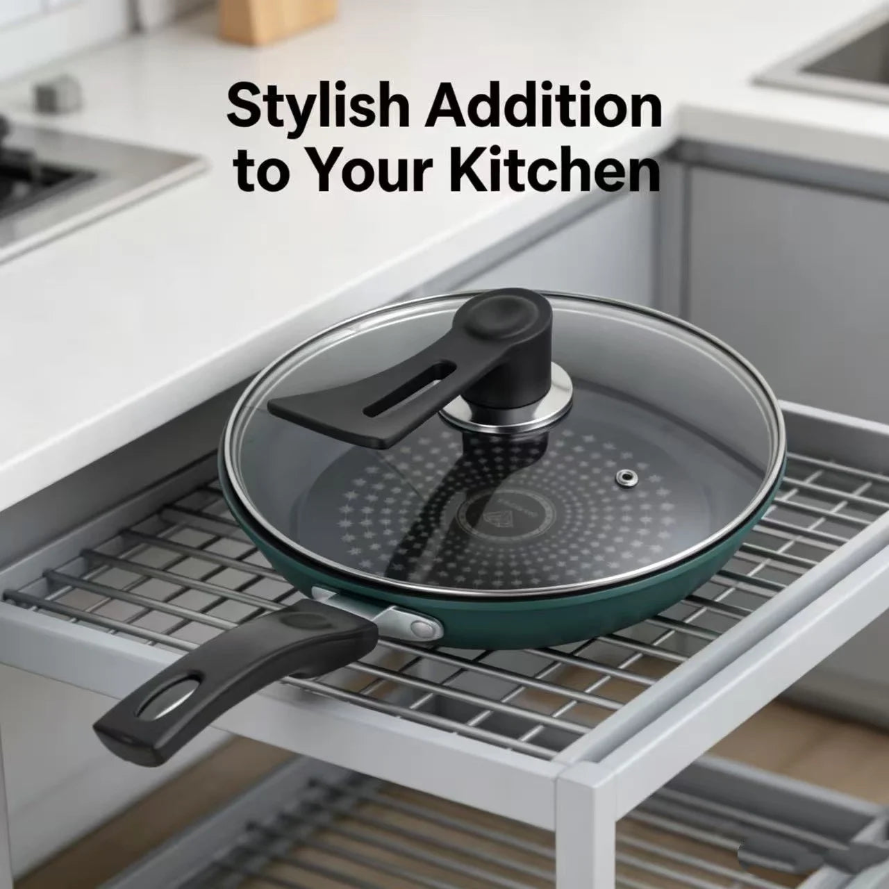 Crystal Diamond - Best Non-Stick Frying Pan for Gas & Induction Cookers 4