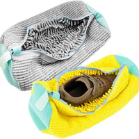 Cylindrical Polyester Cotton Laundry Bag for Shoe Protection & Deformation Prevention 2