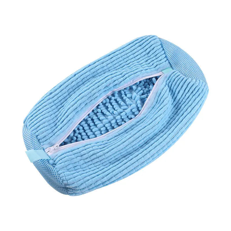 Cylindrical Polyester Cotton Laundry Bag for Shoe Protection & Deformation Prevention 6