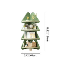 PINECUBBY – Contenitore per bambini a forma di albero di Natale con ripiani per organizzare facilmente