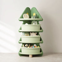 PINECUBBY – Contenitore per bambini a forma di albero di Natale con ripiani per organizzare facilmente