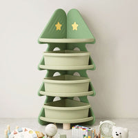 PINECUBBY – Contenitore per bambini a forma di albero di Natale con ripiani per organizzare facilmente